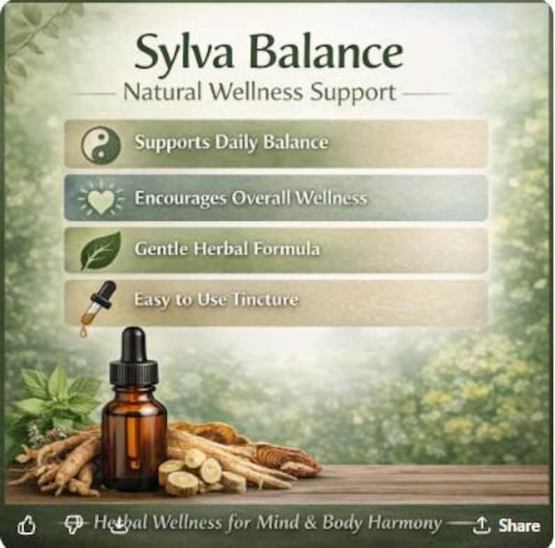 Sylva Balance GLP Blood Sugar & Metabolic Support GLP-1 Herbal Formula Gut Health Appetite Control image 2