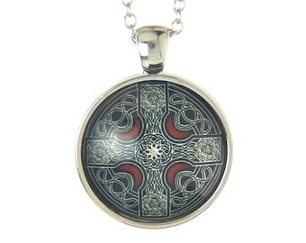 Celtic cross pendant cosmological cross celtic style mens celtic cross ringed cross pendant antique cross pendant celtic necklace jewelry