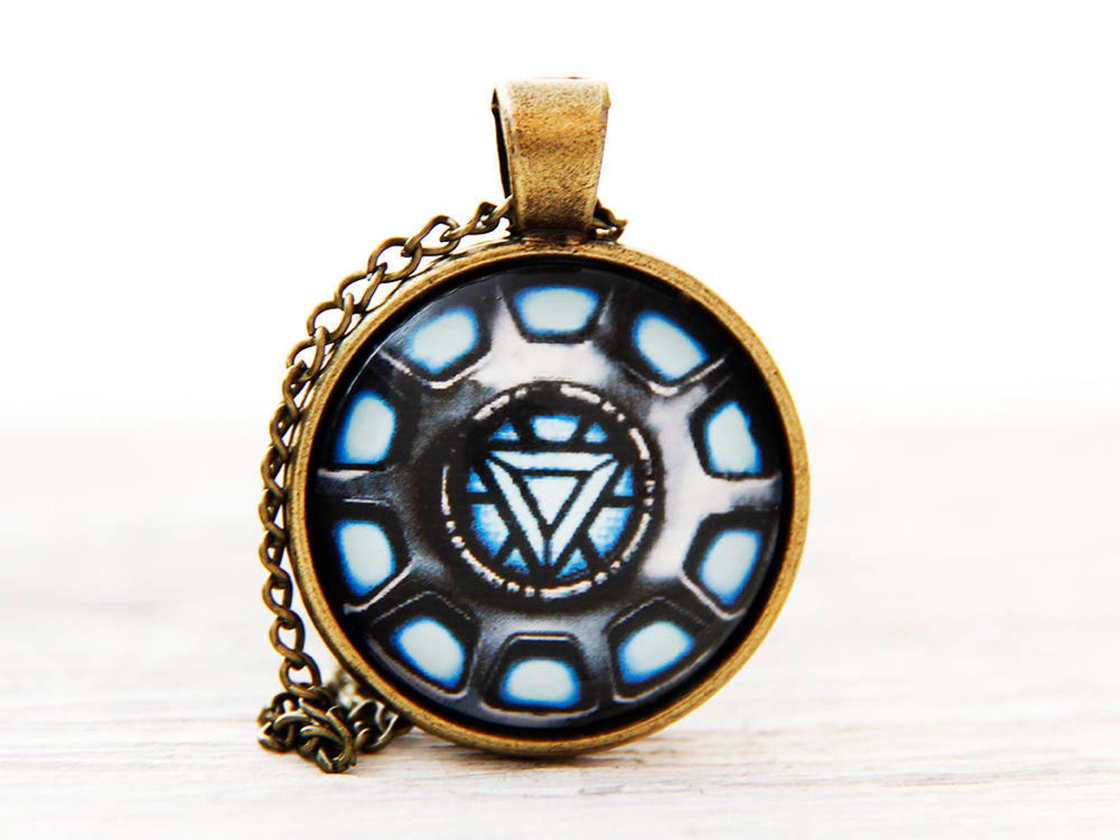 Iron Man Necklace Iron Man Pendant Iron Man Arc Reactor Pendant Arc