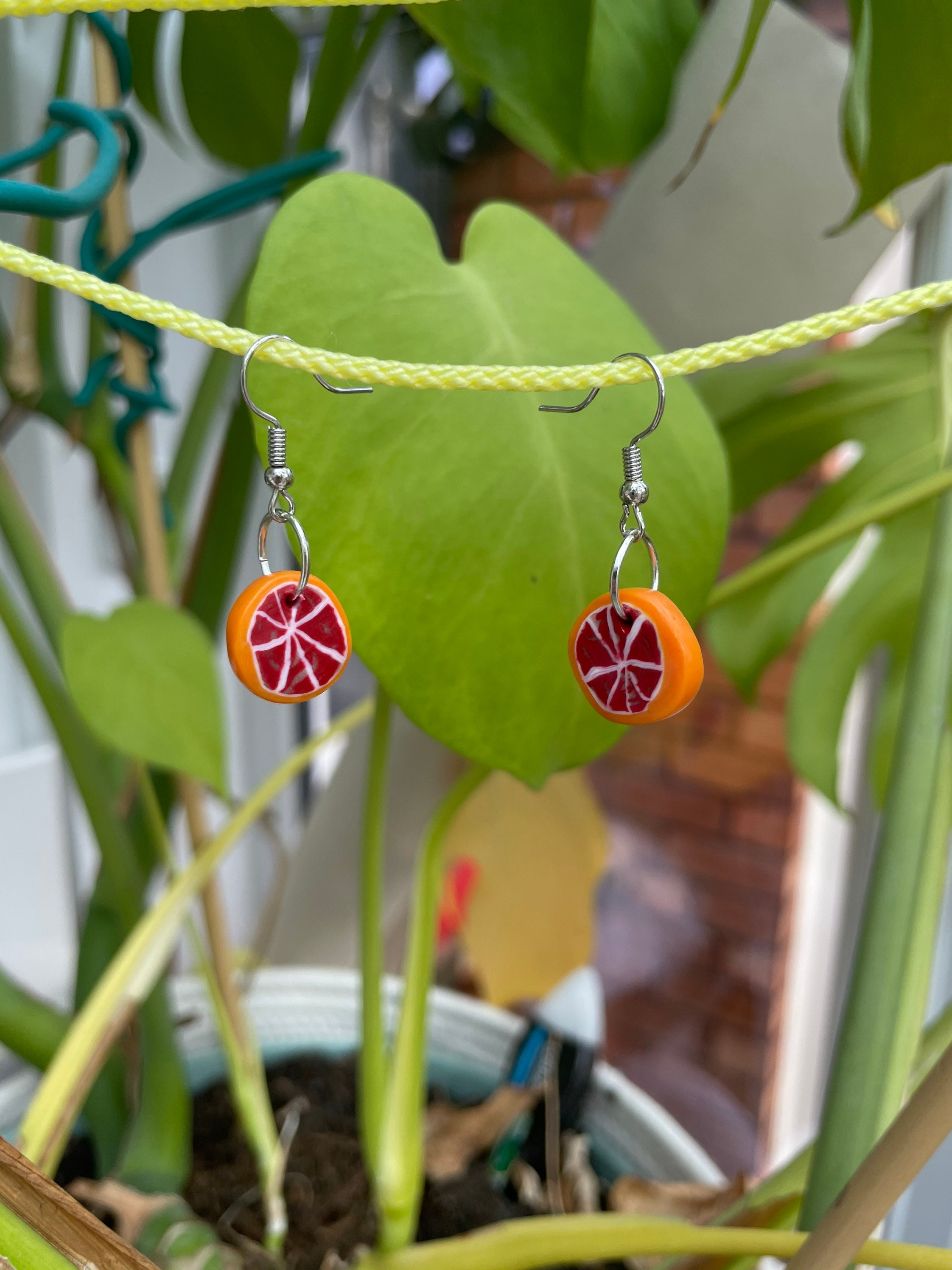 Orange Droplets Etsy