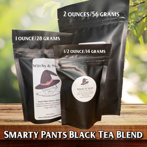Witchy & Nerdy ~ Keemun Congou Black Tea Blend - 0rganic Fair Trade - Smart Tea - Witches Tea - Gift