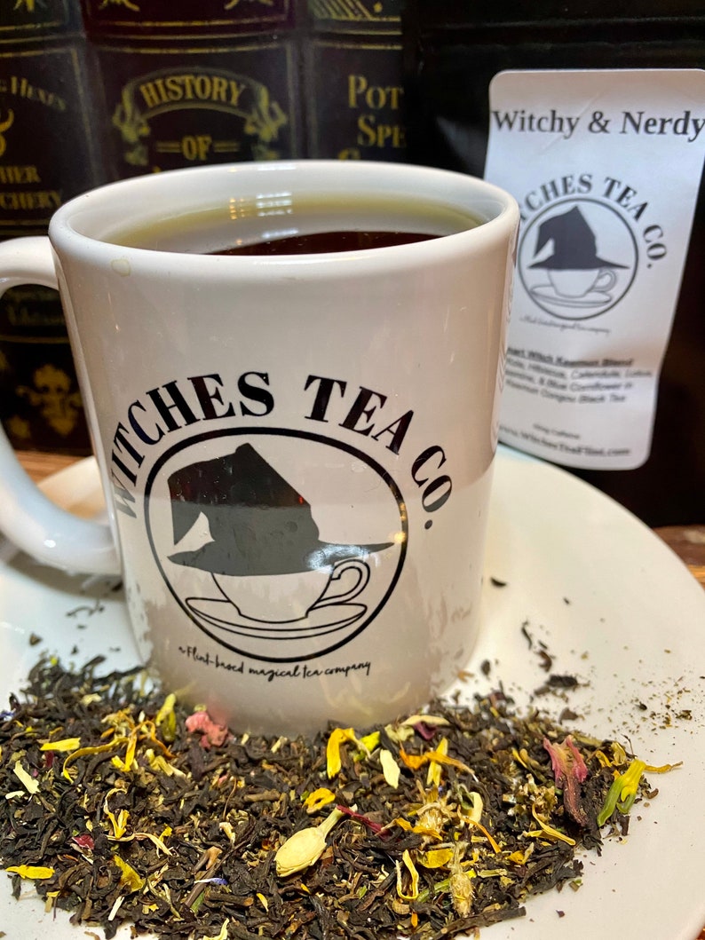 Witchy & Nerdy Keemun Congou Black Tea Blend 0rganic Fair Trade Smart Tea Witches Tea Gift image 2