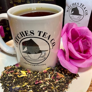 Lucky Witch - Irish Breakfast Strong Black Tea - 0rganic Fair Trade - Witches Tea - Gift