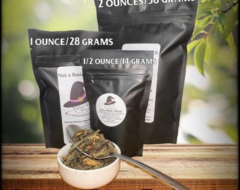 Not A Basic Witch ~ Bancha Japanese Green Tea Blend - Organic Fair Trade - Witches Tea - Gift