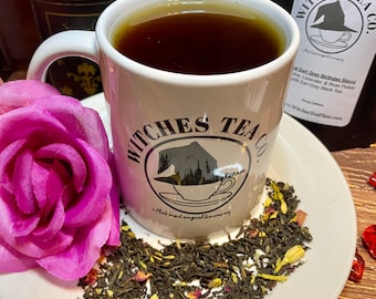 Merry Unbirthday Tea ~ Black Earl Grey Birthday Blend - Organic Fair Trade - Witches Tea - Gift
