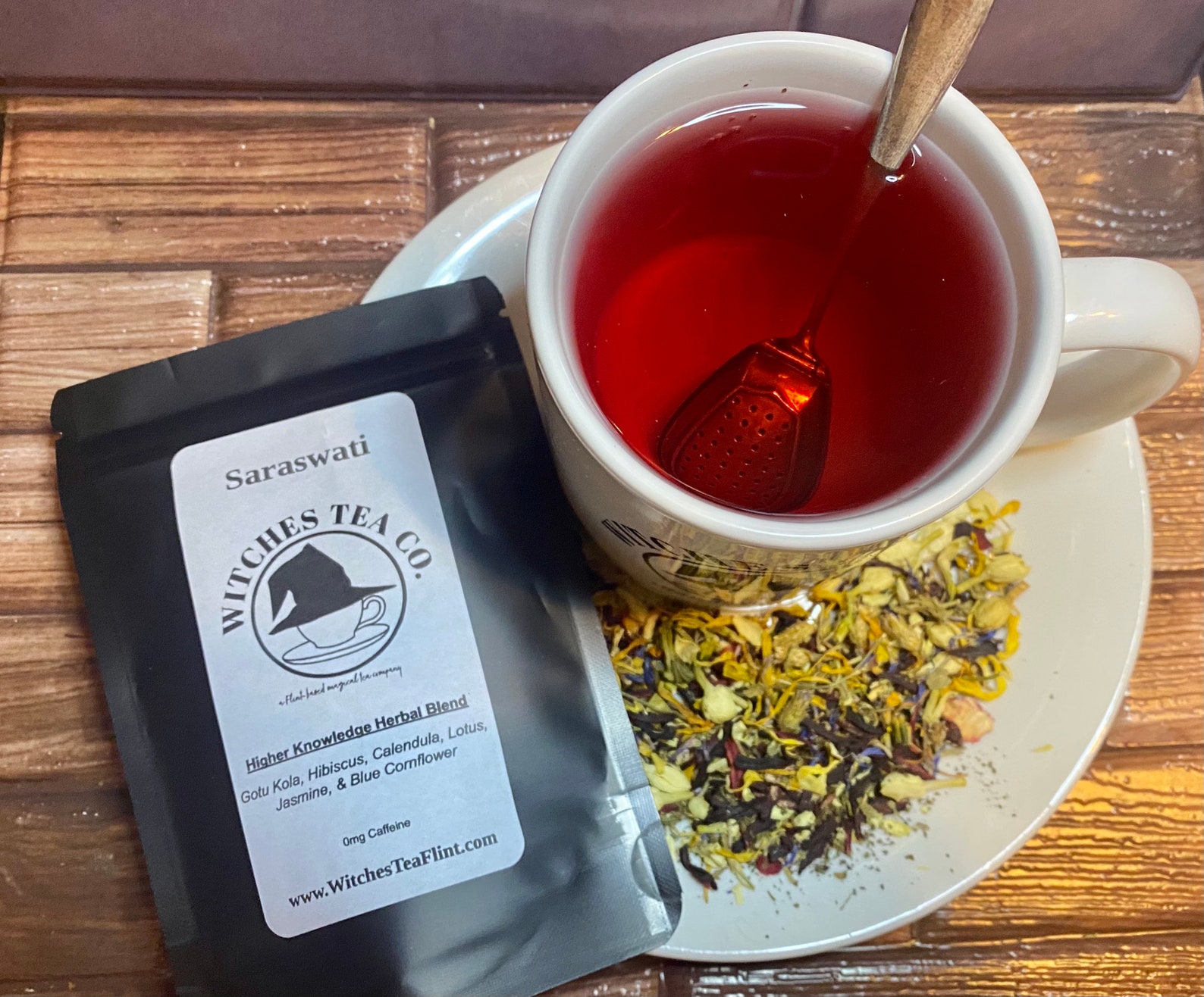 Saraswati Loose Leaf Herbal Tea Decaffeinated Organic Fair Etsy