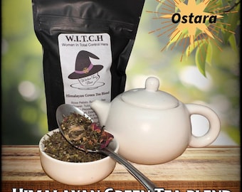 Himalayan Green Tea - Moringa Mint, Floral Witches Tea