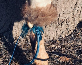 Intuitively Crafted Shamanic Rattles ~ Bespoke ~ Shamanism ~ Animal Medicine ~ Energy Clearing Maraca ~ Handcrafted