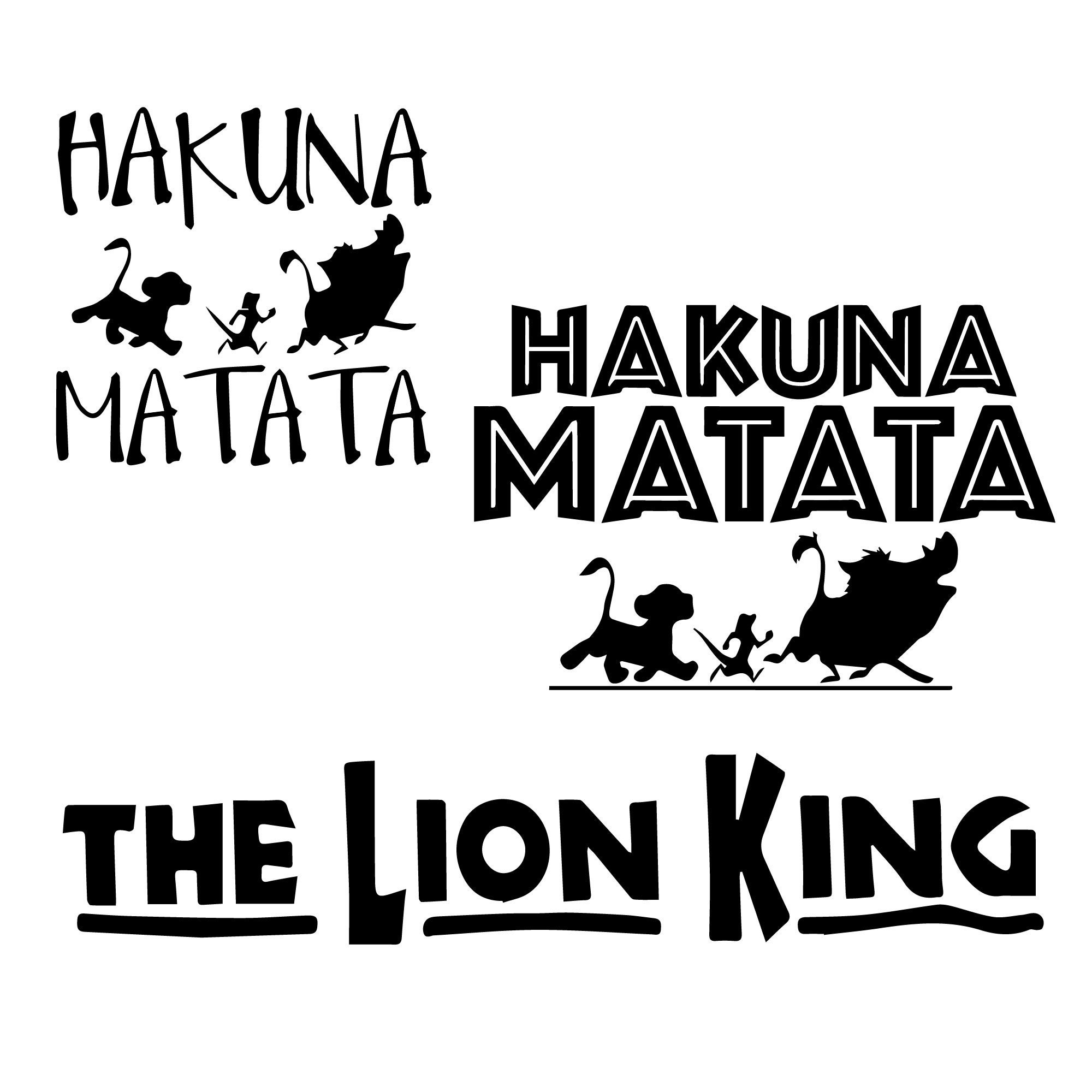 Hakuna matata svg free