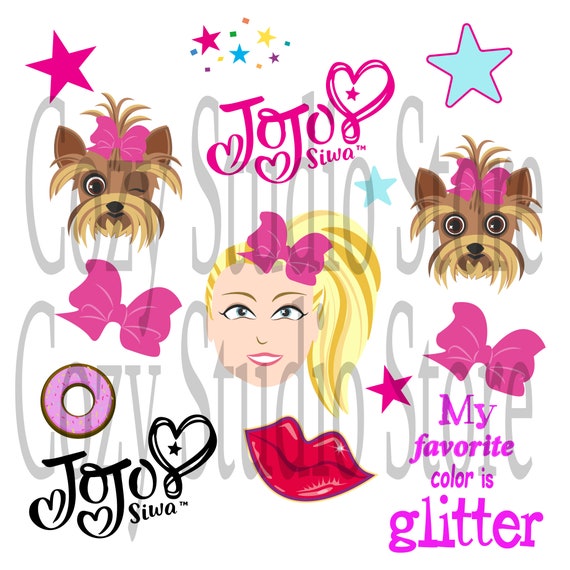 Jojo Siwa clipart SVG PNG EPS Jpg Jojo Siwa vector | Etsy