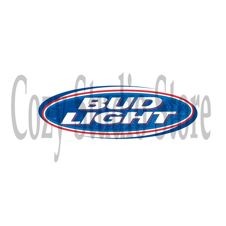 Bud Light Beer Svg Eps Png Jpg Bud Clipart High Quality Etsy