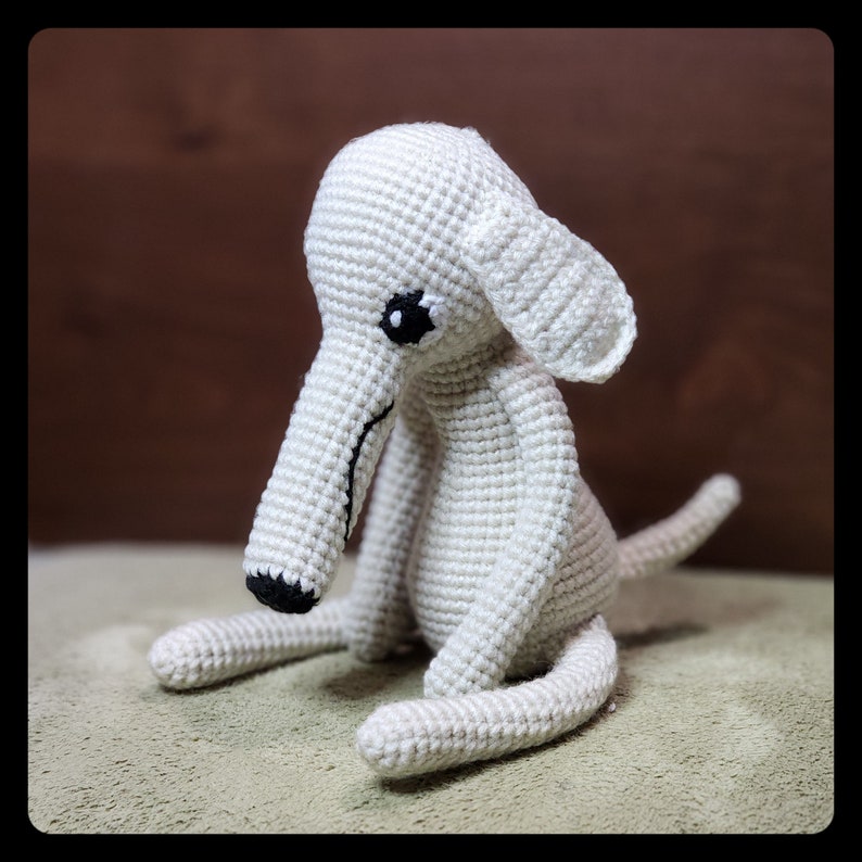 CROCHET PATTERN Boris the Borzoi Long Nosed Dog Meme Etsy
