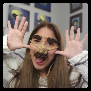 CROCHET PATTERN: Your New Face, Disguise, Costume, Big Nose, Big ...