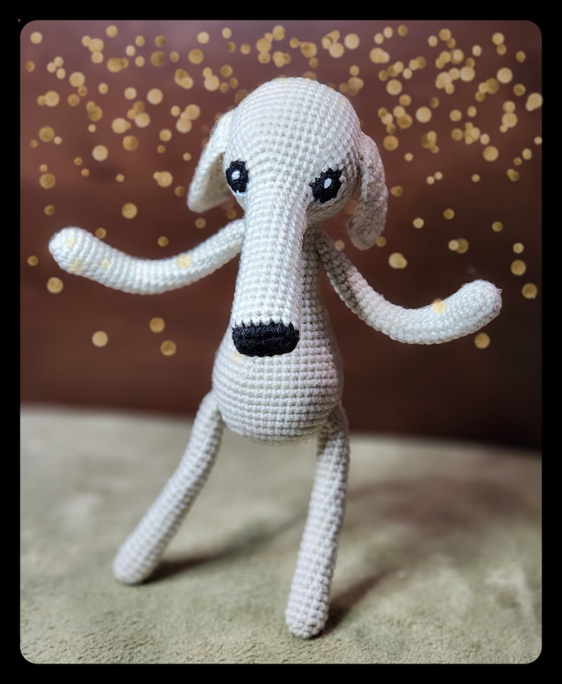 CROCHET PATTERN Boris the Borzoi Long Nosed Dog Meme Etsy