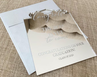Acrylic Graduation Card Class of 2022 Congrats Grad, Graduation
