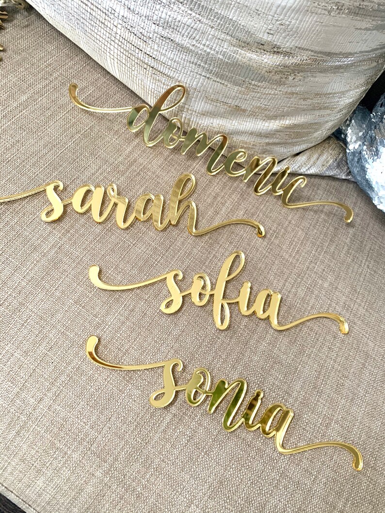 Laser Cut Acrylic Name Wall Decor Event Decor for Backdrop Etsy