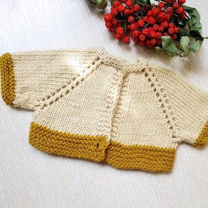Set of two yellow brown doll cardigans Hand knitted wool | Etsy Set of two yellow brown doll cardigans Hand knitted wool | Etsy