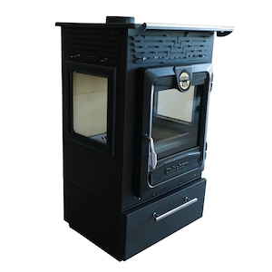 Poêle à bois multifonctionnel pour l'intérieur et l'extérieur, cuisson sur le dessus, cuisinière sur le dessus, poêle à bois, foyer extérieur, petite maison