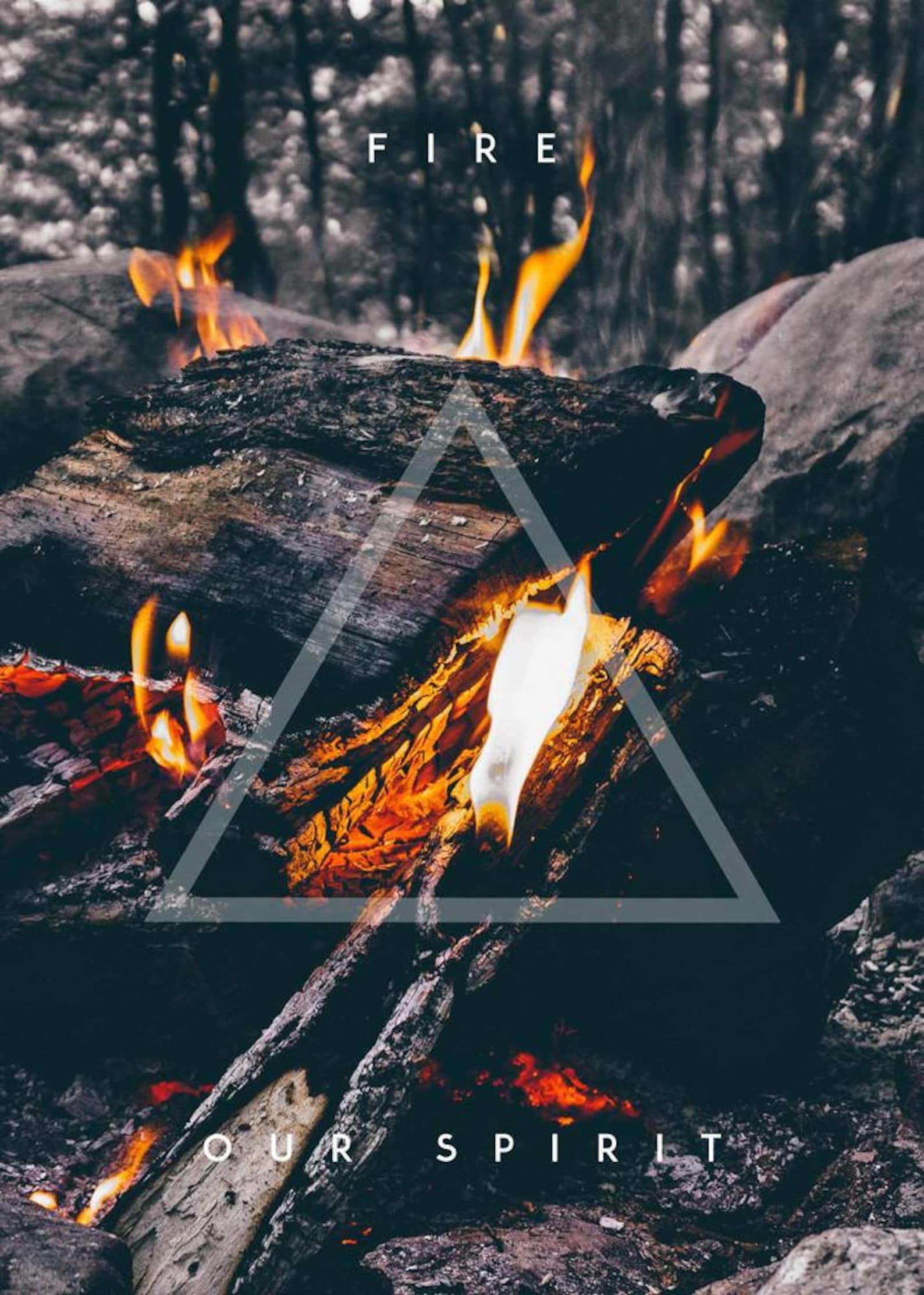 Four Elements Poster Set Print Affiche Plakat Wall Art | Etsy