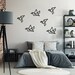 Bird Flock Metal Wall Art Monochrome Geometric Sign Spring Time Serene Calming Nature Animals Kitchen Farmhouse Decoration