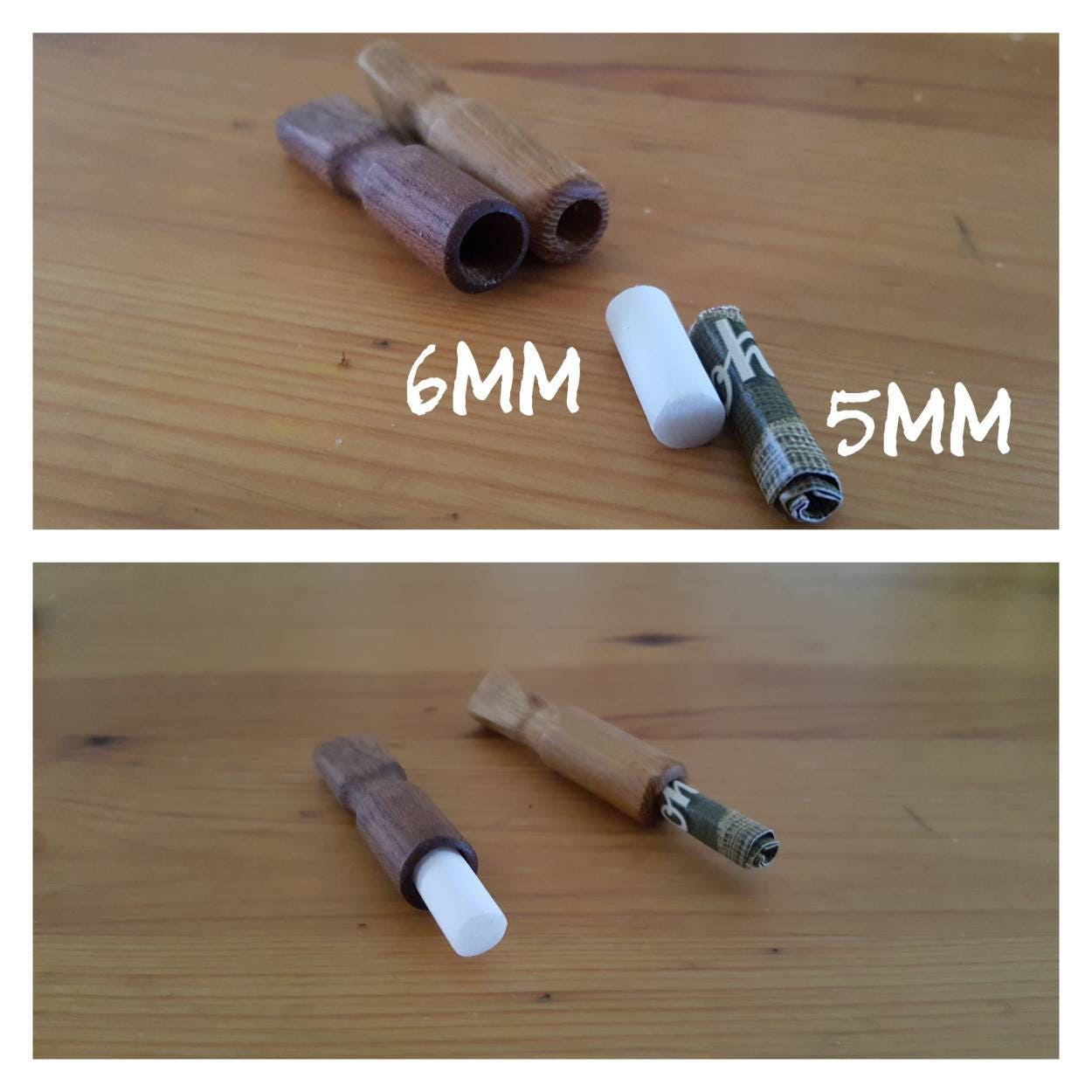 Wooden Cigarette Joint Filter Tip Holder 4cm Handmade SABER Etsy