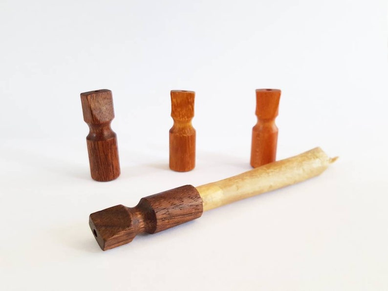 Wooden Cigarette Joint Filter Tip Holder 4cm LARGE Handmade Etsy
