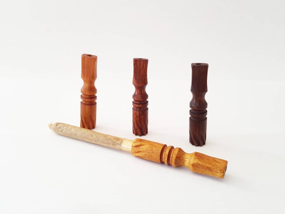 Wooden Cigarette Joint Filter Tip Holder 4cm Handmade SABER Etsy