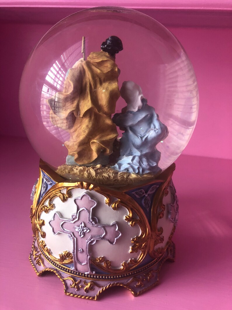 Religious Snow Globe Etsy
