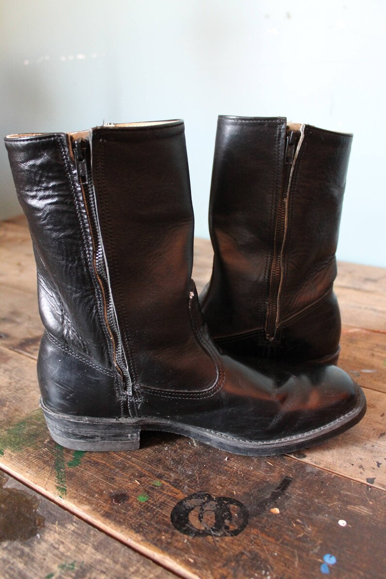 Vintage Roper Boots Size 9 Cowboy Boots Made in USA Union Made