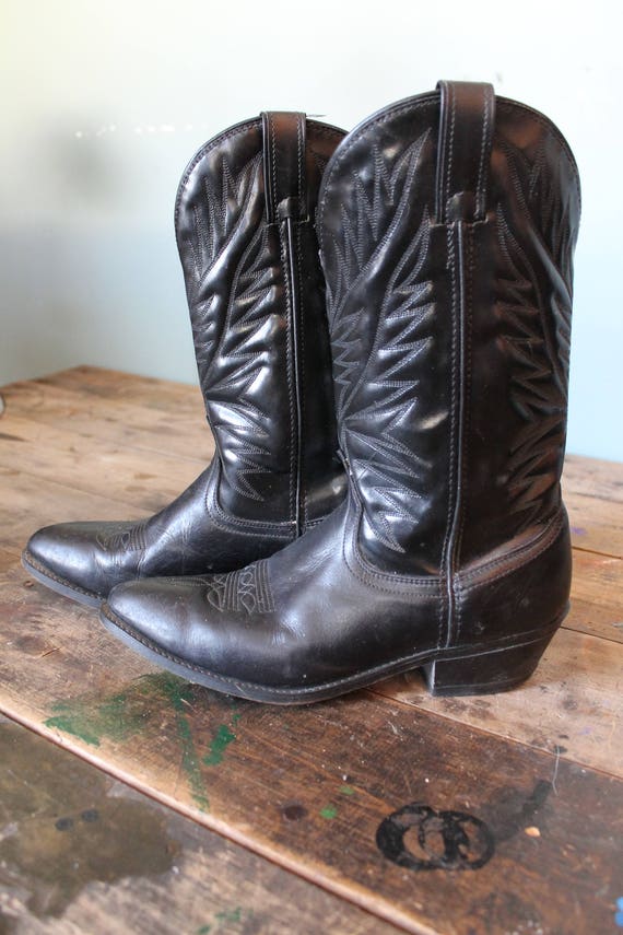 mens soft leather cowboy boots