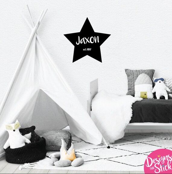 Bedroom Wall Stickers Personalised Name For Girls And Boys