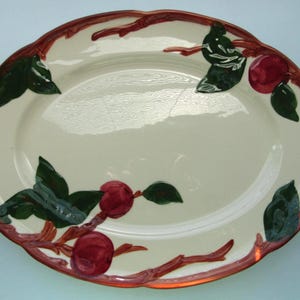 Franciscan Apple 14 Inch Oval Platter, USA Made