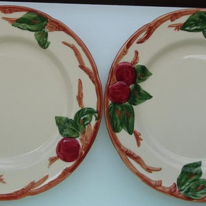 Sets Of TWO Franciscan Apple Dinner Plates