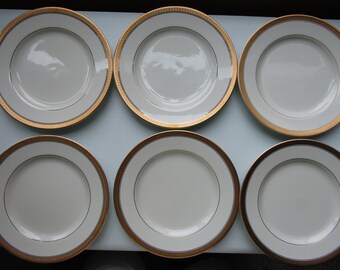 Mikasa Palatial Gold Set van zes saladeborden