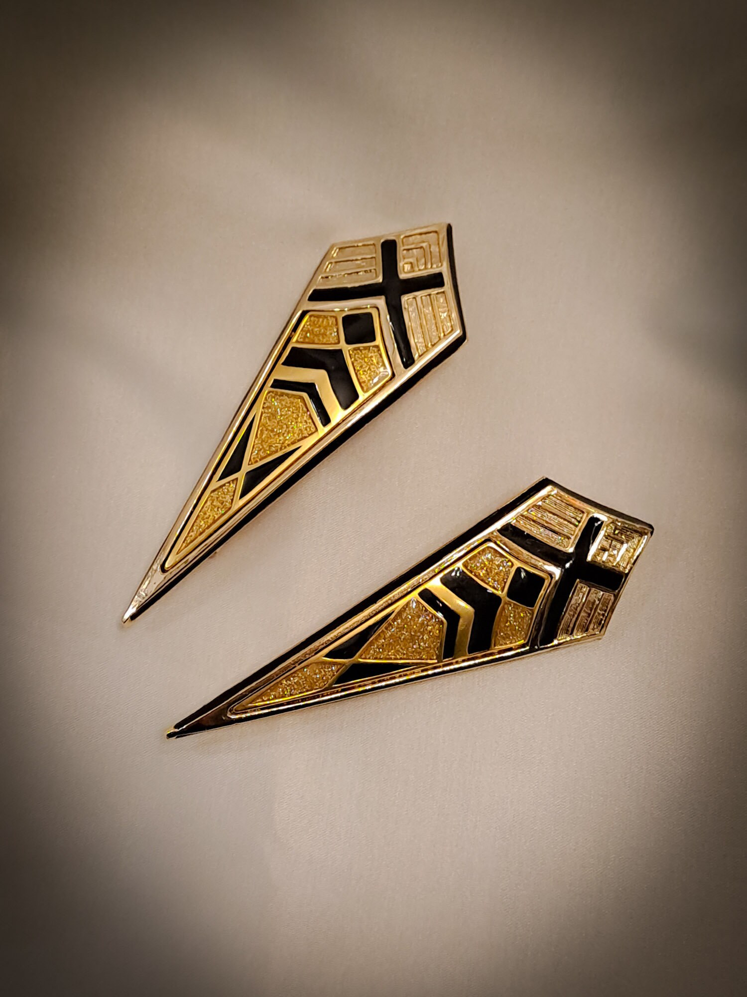 Lot De 2 Broches Vintage Rétro Années 1970 - Sujet Marin - État Impeccable