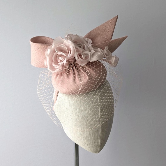 Light pink silk hat