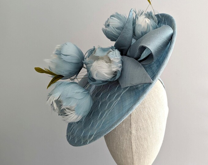 Blue Herds of a Feather Modal Gown + Hat