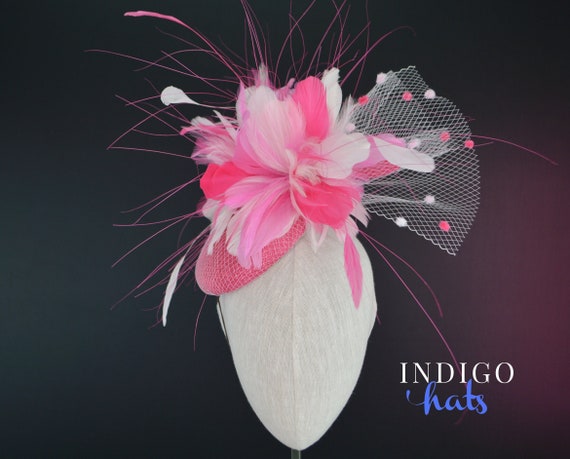 CUSTOMIZE - Multi shades of pink feathers