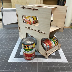 DIY FIFO Canned Food Storage Rack - My Stained Apron