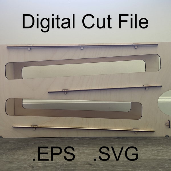 Digitales SVG von Rotating Can Rack für Hersteller und DIY