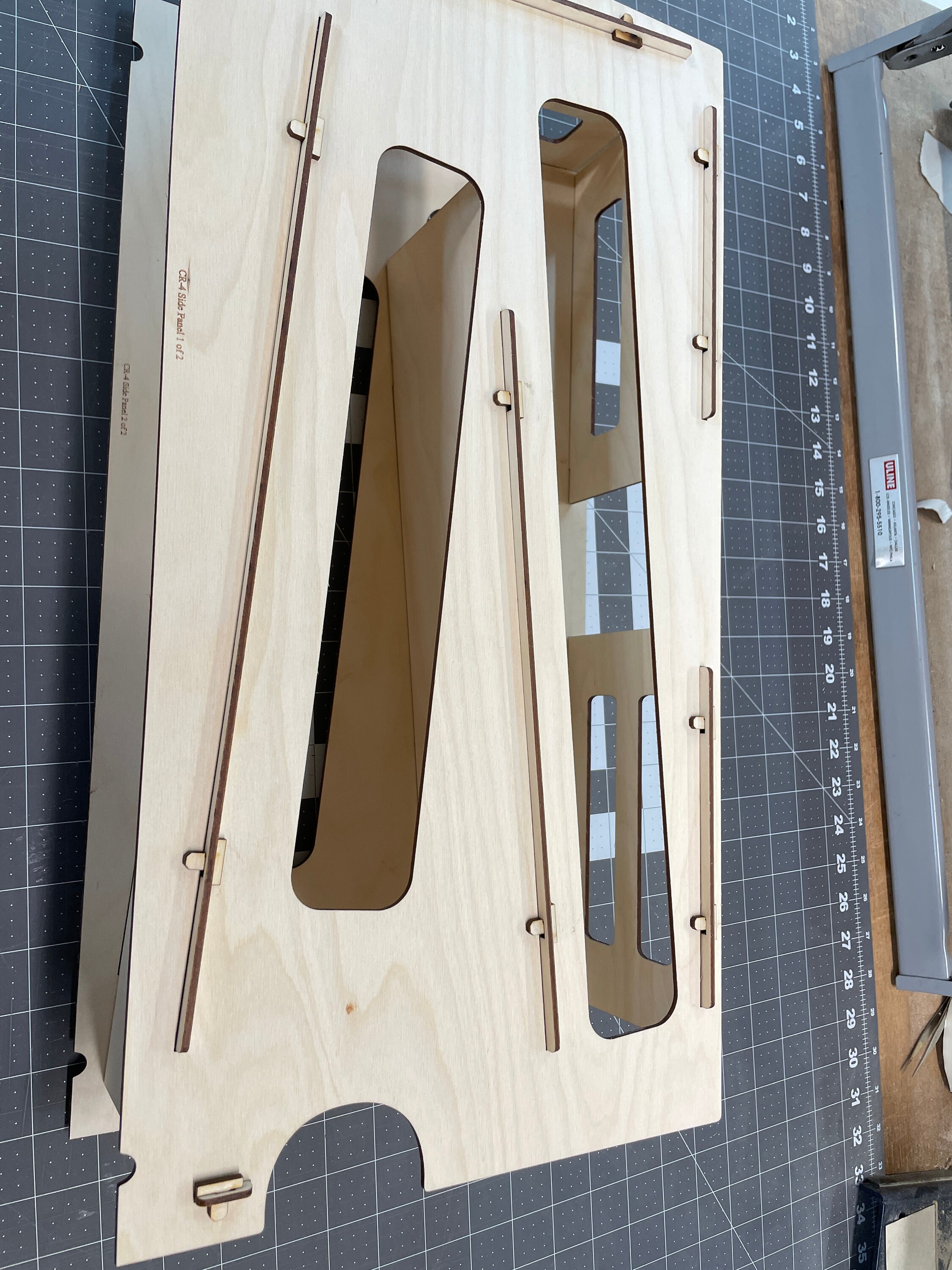 Digital SVG of CR-4 Rotating Can Rack for Makers and DIY. Laser Cut ...