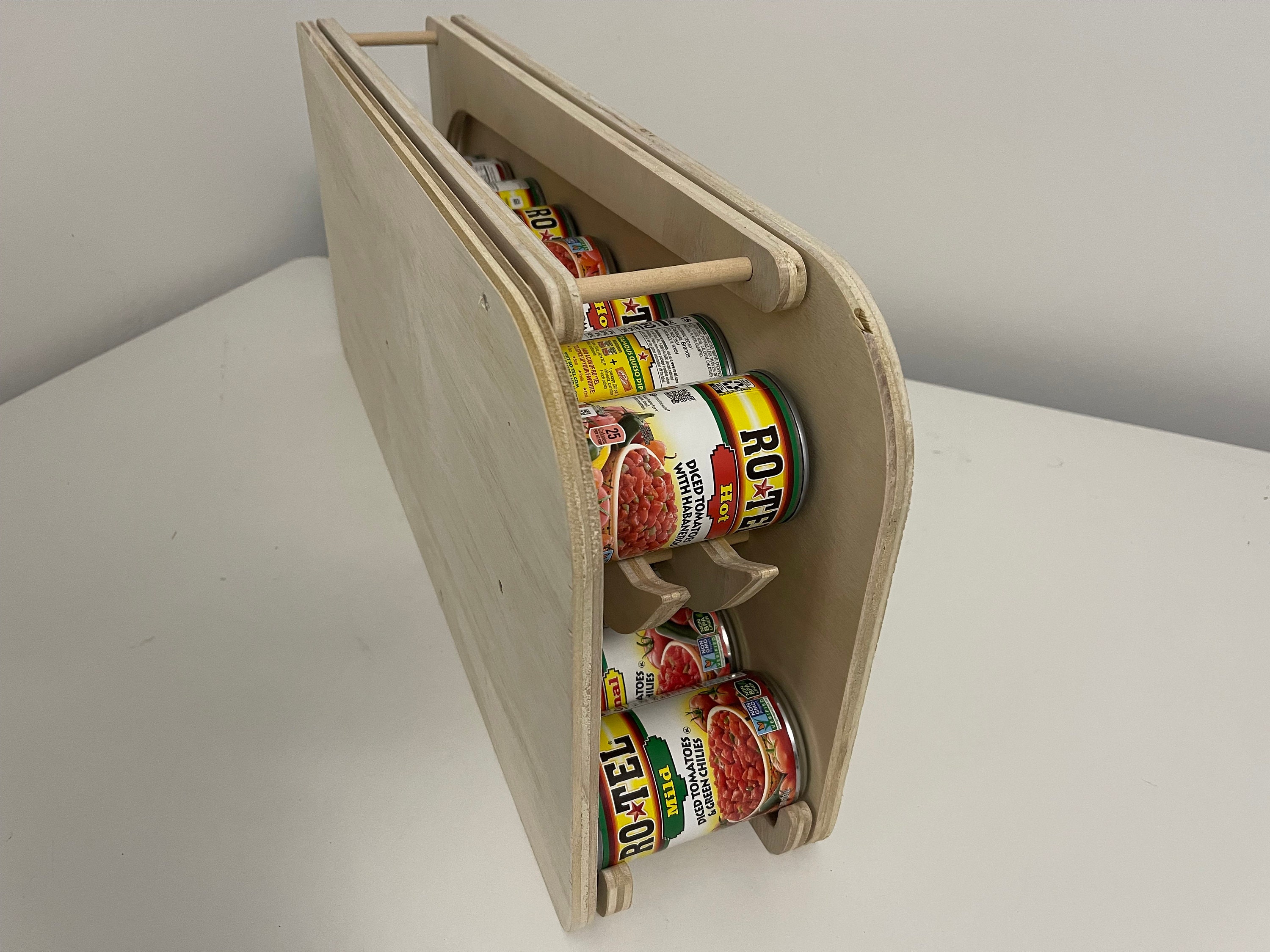 Digital SVG of 5 Rotating Can Racks for Makers and DIY. for CNC Machine ...