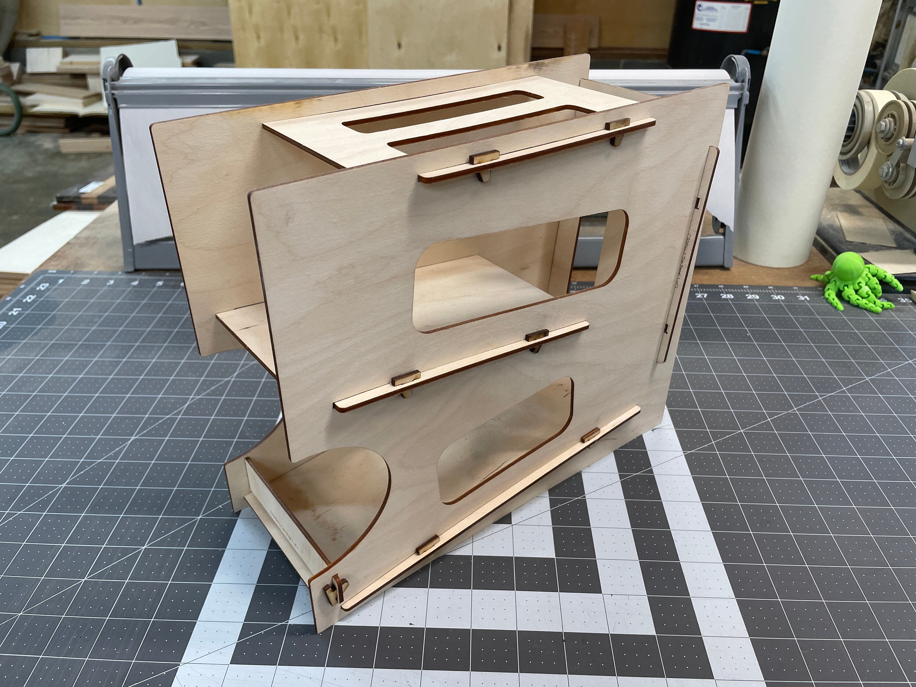 Crmini-3 Digital SVG of Rotating Can Rack for Makers and DIY. Laser Cut ...