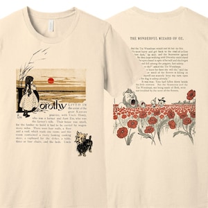 Wonderful Wizard of Oz Shirt, Wonderful Wizard of Oz T-Shirt, Wizard of Oz Gift, Book Lover Gift, Literary Gift, Bookish Gift, Classic Book