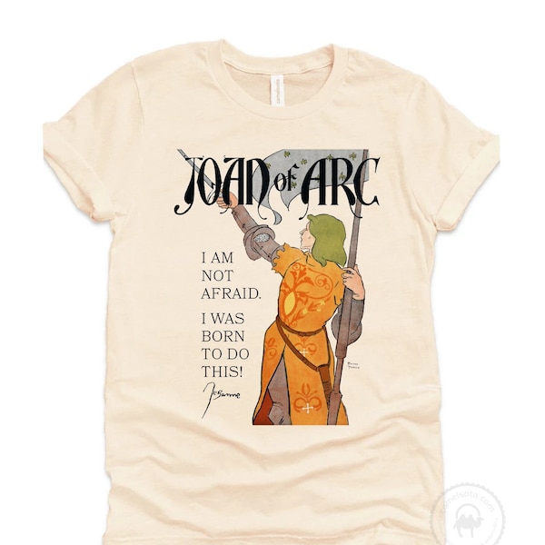 Joan of Arc Shirt, Joan of Arc Sweatshirt, Business Entrepreneur Gift Resilience Courage Bravery Tee Catholic Saint Joan of Arc Gift