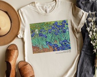 Les Iris by Vincent Van Gogh Gift Van Gogh Shirt & Sweatshirt Artist Gift Art Teacher Gift Painter Gift Impressionism Flower Art Lover Gift