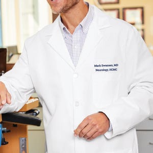Custom Embroidered Lab Coat, Name Title on Lab Coat, Personalized Medical Coat with Business Logo, Custom White Lab Coat, Unisex RedKap KP14
