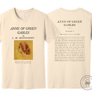 Anne auf Green Gables Shirt, Lucy Maud Montgomery Geschenk, Anne auf Green Gables Geschenk, klassisches Buch literarisches Geschenk, Bücherwurm Geschenk