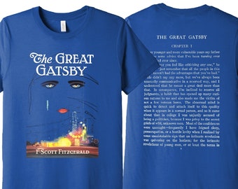 Camiseta de El Gran Gatsby, Regalo de El Gran Gatsby, Regalo de F. Scott Fitzgerald, Camiseta de libros, Camiseta Triblend suave como la mantequilla, Regalo literario, Regalo para amantes de los libros
