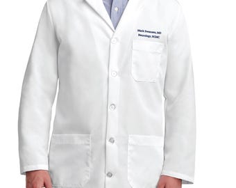 Custom Lab Coat, Embroidered Medical Lab Coat, Personalized Lab
